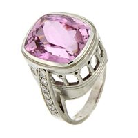 Anillo Mujer in Oro Kunzite KUNZITE 17.85 BASILICA